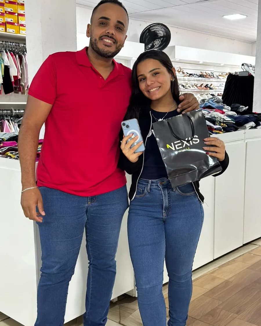 Cliente na loja